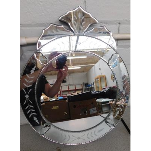 88 - Venetian style mirror - 16 inch diameter