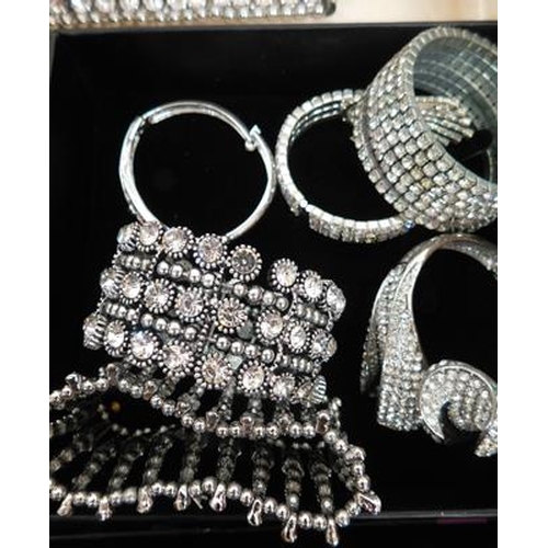 38 - Assortment of  boxed of 'Bling' costume jewellery