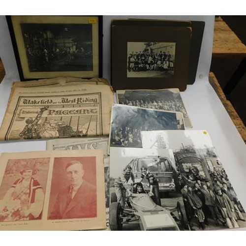 56 - Assortment of vintage ephemera, photographs, newspapers etc...