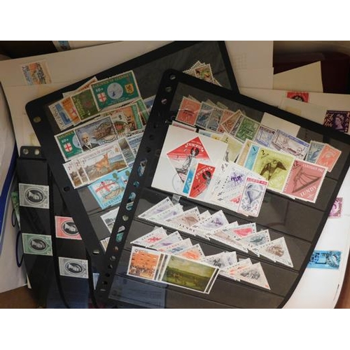 8 - Box containing large quantity of mint and used stamps