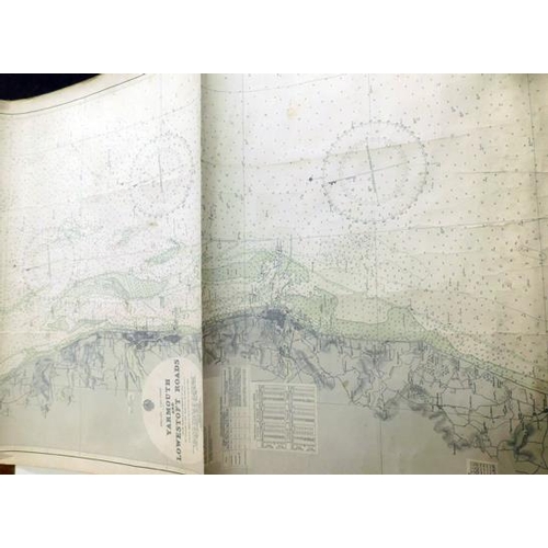 95 - Vintage maps - Yarmouth, Plymouth & poster repro from The Science Museum + one other