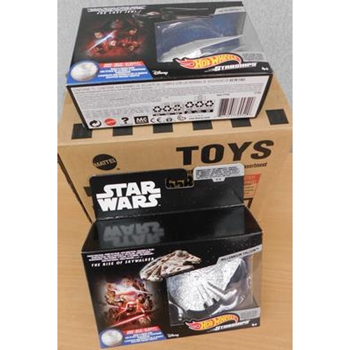 669 - Box of 5 new & sealed Hot Wheels Star Wars starships