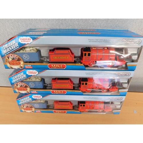 685 - Box of 6 new & sealed Thomas & Friends trackmaster motorised railways 'Mike'