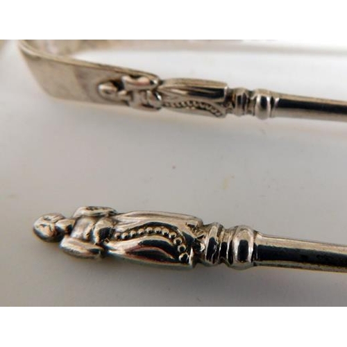 101 - Walker & Hall set of Apostle Spoons & Sugar Tongs. Hallmarked Sheffield 1904