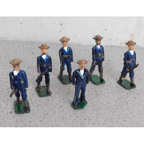 88 - Six lead/metal Royal Navy figures