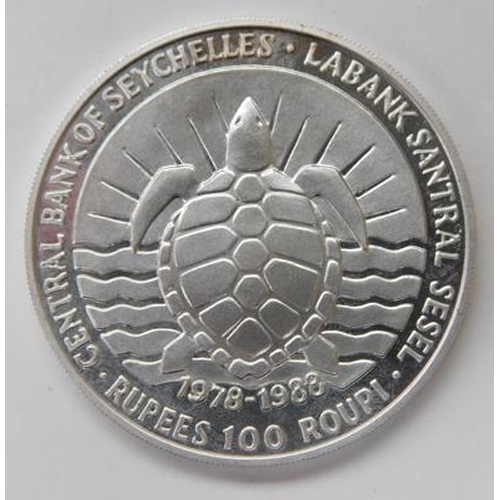 99 - 1988 Seychelles 100 Rupees (proof UNC)