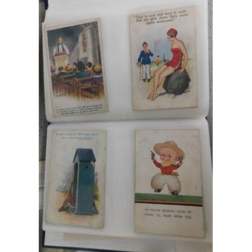 8 - 5x Albums of vintage postcards