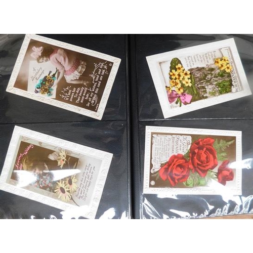 8 - 5x Albums of vintage postcards