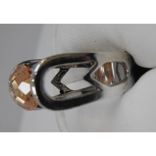 85 - 925 Silver unusual large citrine size P
