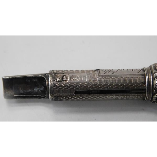 209 - Silver hallmarked Mordan patent pen case