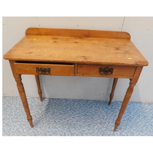 564 - Pine dresser with 2 drawers c1880