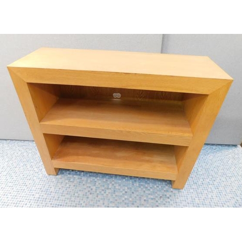 565a - Modern heavy solid wood shelving unit