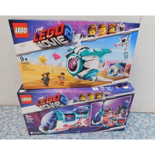 622 - 2x New Lego movie box sets-model 70830 & 70828