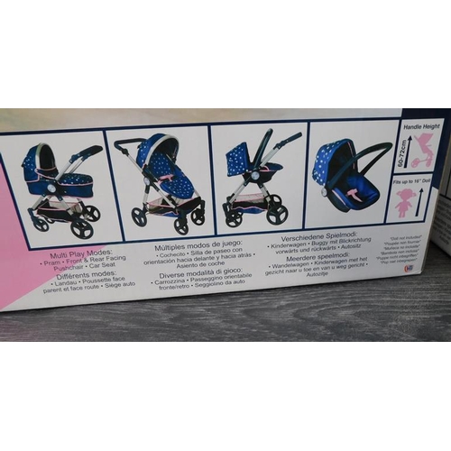 634 - 2x New/boxed Mamas & Papas junior Ocaro pram sets (Argos rrp £50)