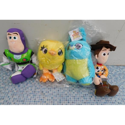 660 - 4x New/original packaging Toy Story 4 figures inc Buzz & Woody