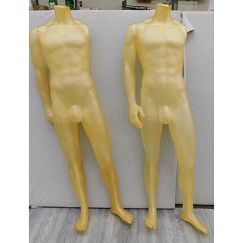 728 - 2x Full size mannequins (missing left arms)