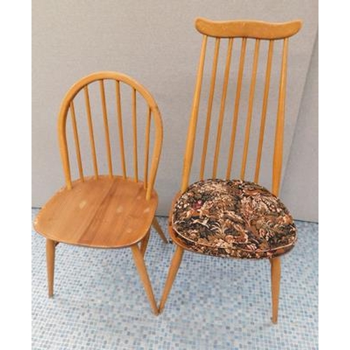 758 - 2x Mid century Ercol chairs