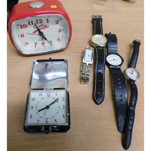 182 - Collection of watches & clocks