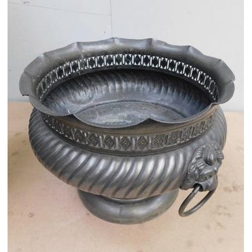 202 - Antique Fattorini and Son's Bradford, Pewter centrepiece bowl - 1900's no.7678