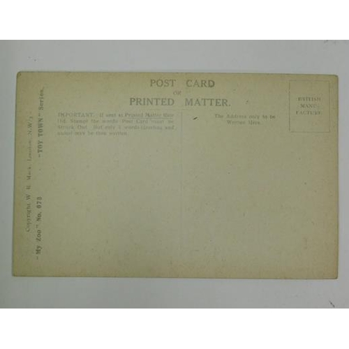 215 - Rare cut-out postcard by Mick Houderson