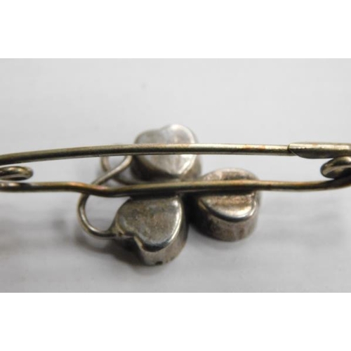 269 - Victorian silver Irish marble brooch