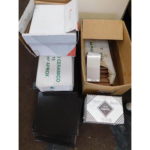 536 - Selection of unused wall tiles