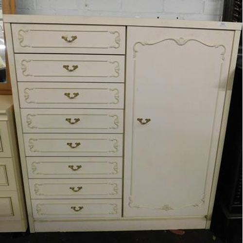 543 - Regency style 8 drawer cabinet
