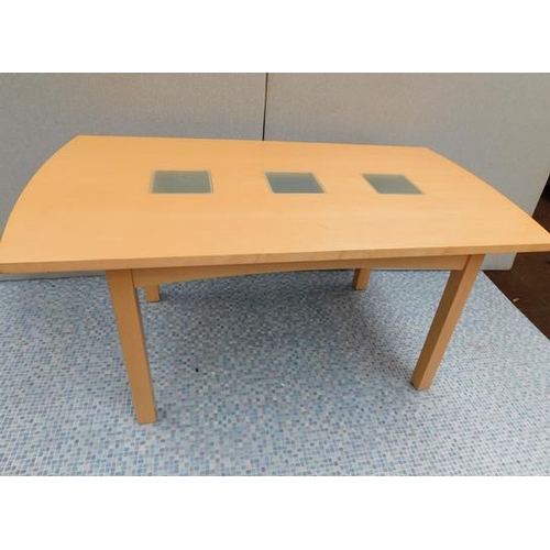 608 - Beech rectangular dining table - 63