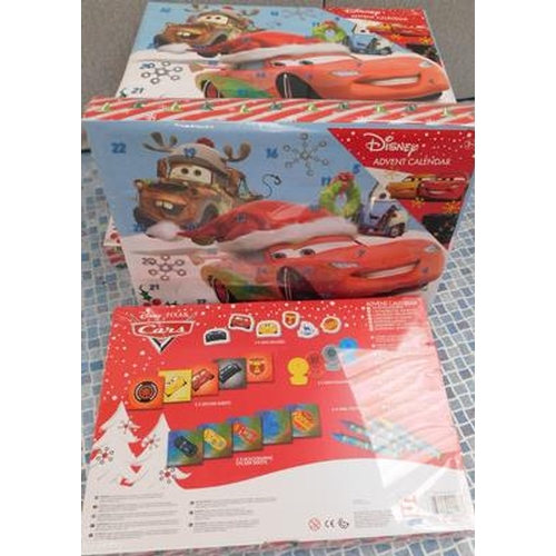 626 - 7x New/sealed Disney advent calendars-Disney Pixar Cars