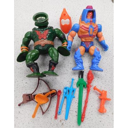 17 - He-Man figure & weapons...