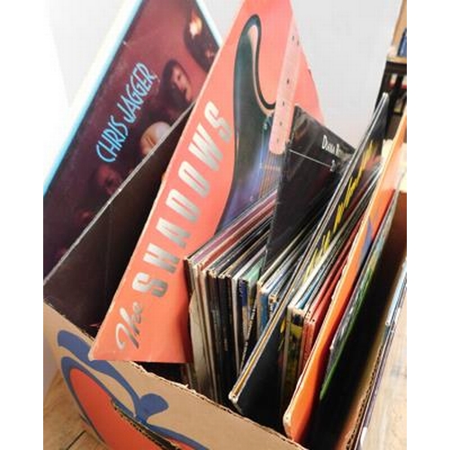 35 - Box of 1970s/80s LPs incl; The Police, Marvin Gay etc....