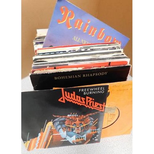 57 - 60+ Singles mainly rock & indie inc Judas Priest, Queen, Style Council, Rainbow, Adam Ant etc...