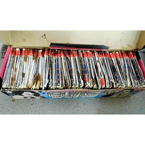 16 - Box of sealed Elvis club cards - in packs