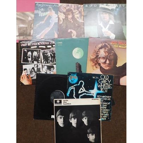 32 - Mixed record case of LP's and 12