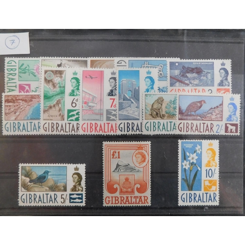 102 - Collection of Gibraltar stamps to £1 value