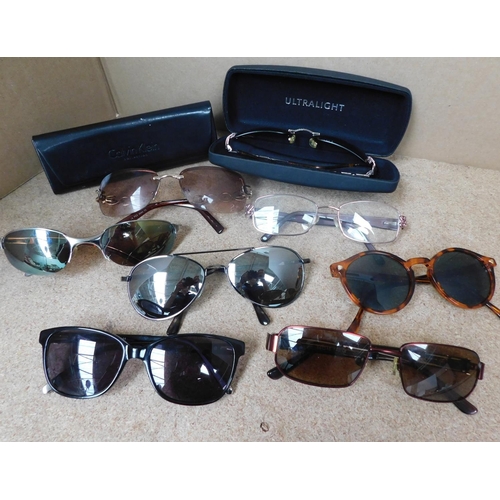 156 - Collection of sunglasses plus Calvin Klein case