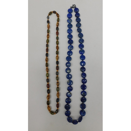 212 - Vintage gemstone necklaces