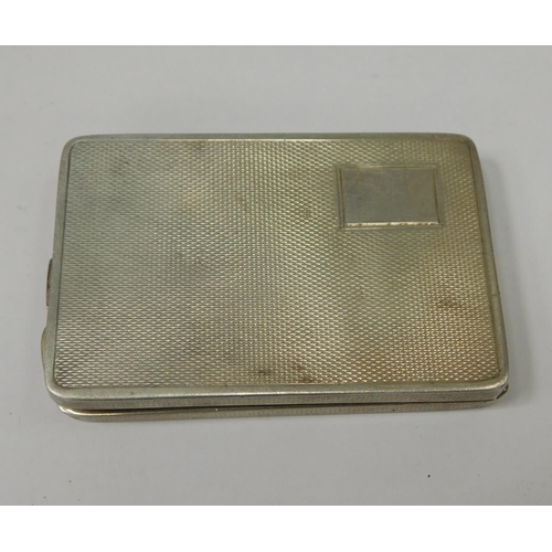 231 - Vintage sterling silver hallmarked powder compact - Baker Bros Birmingham 1938