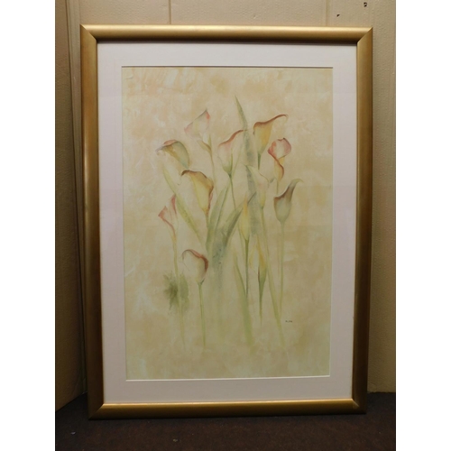 538 - Cheri Blum very large framed print 'Iris' 45