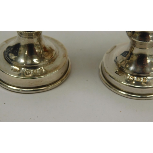 233 - Pair of early vintage, silver Kiddish cups, marked London 1924/5 maker Sigmund Zyto