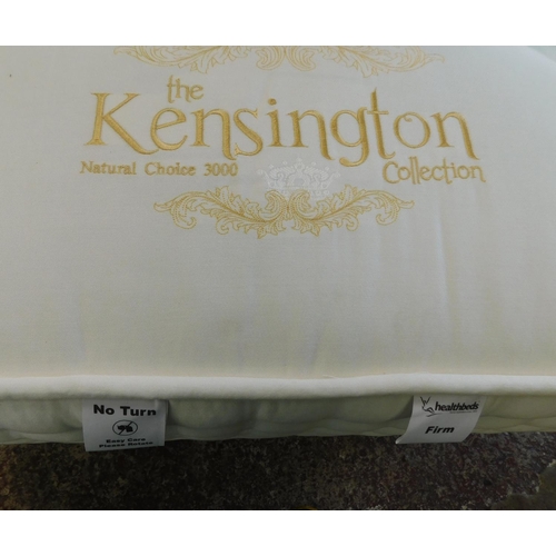 622 - 2 drawer single divan base and Kensington no turn mattress and headboard