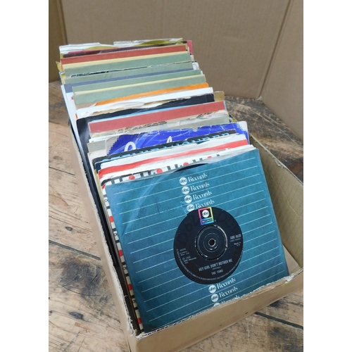 63 - Box of Soul 45's records