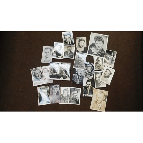 216 - Collection of 1920/30's photos, film stars, many signed