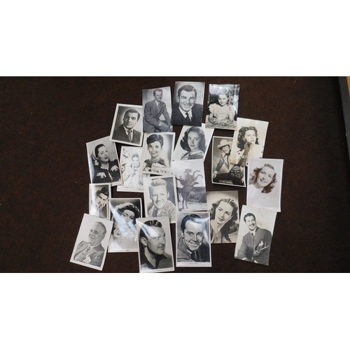 216 - Collection of 1920/30's photos, film stars, many signed