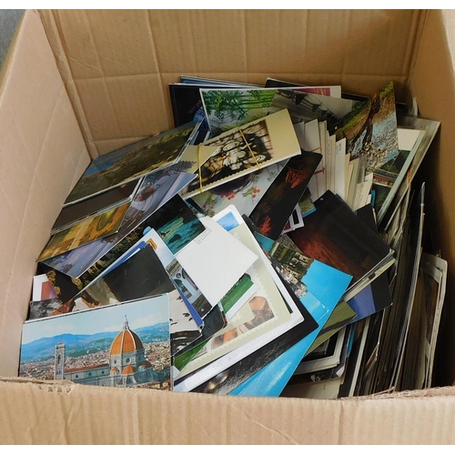 32 - Large box of post cards