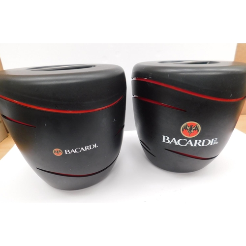 725 - 2x Large Bacardi ice buckets
