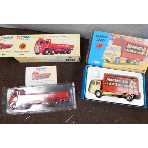 742 - 2x Boxed Corgi classics-boxed wagons