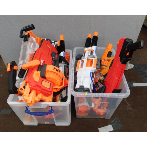 760 - 2x Boxes of nerf guns