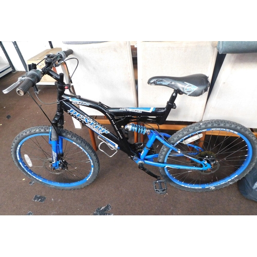 767 - Dunlop All Terrain kids bike, full suspension, 18x gears
