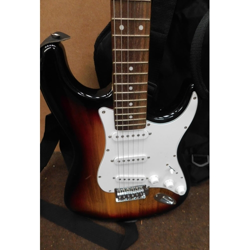 18 - Crafter electric guitar and case